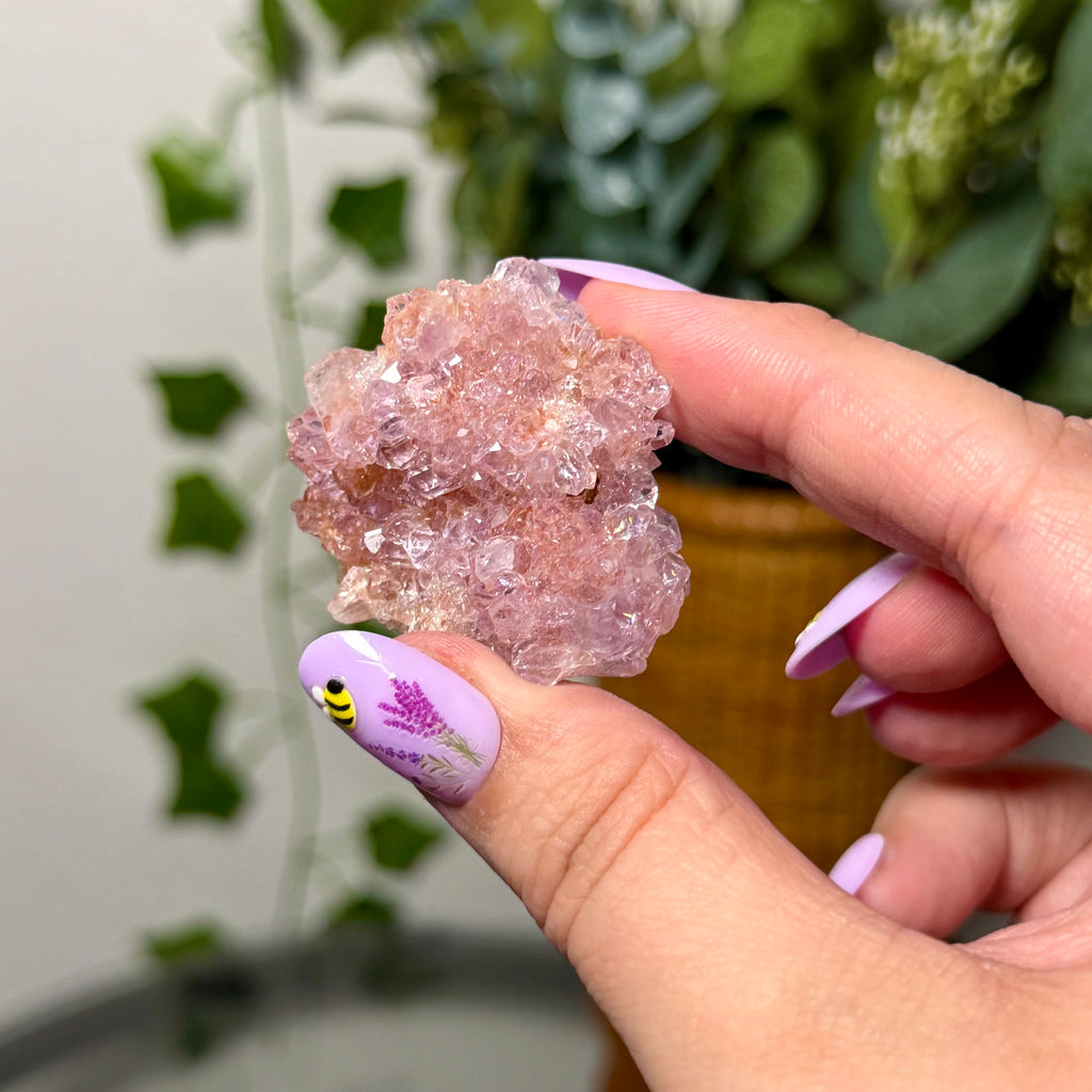 You Choose-Small Pink Amethyst Clusters