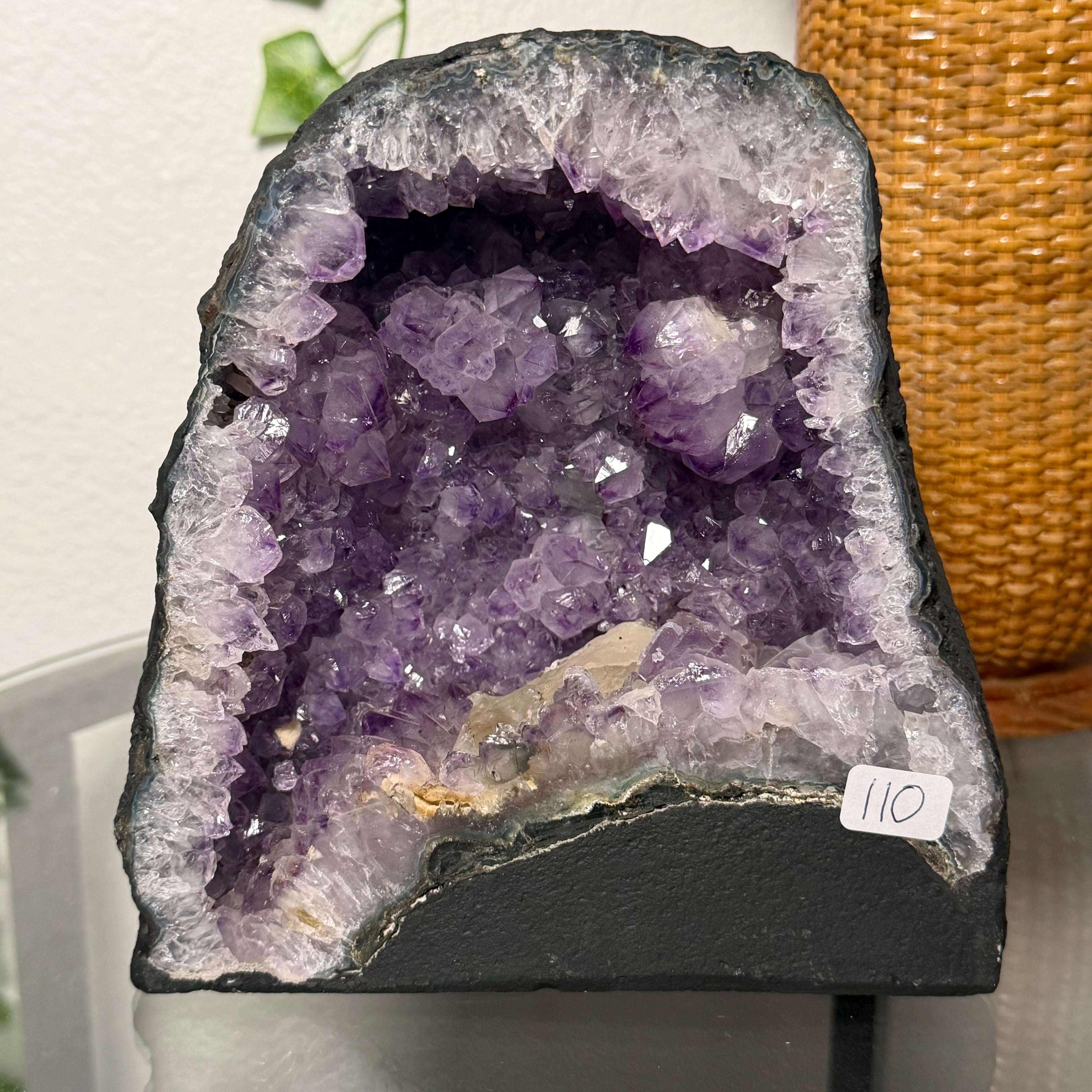 Amethyst Cathedral with Calcite