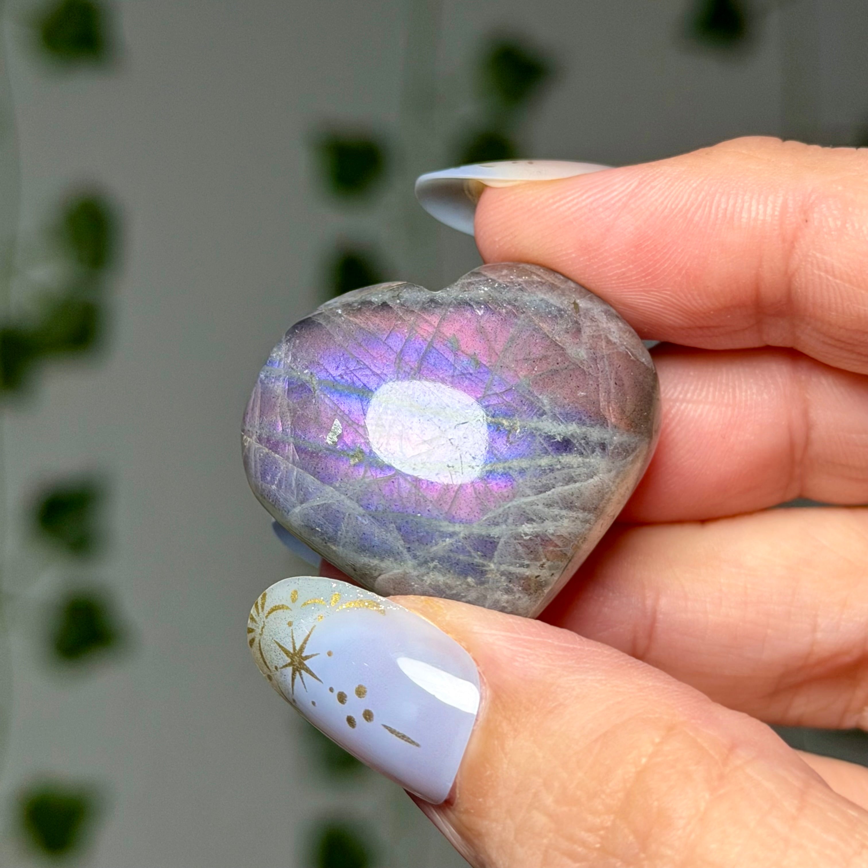 Mini labradorite hear 6C