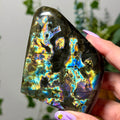 Purple Blue multi Labradorite Freeform 55