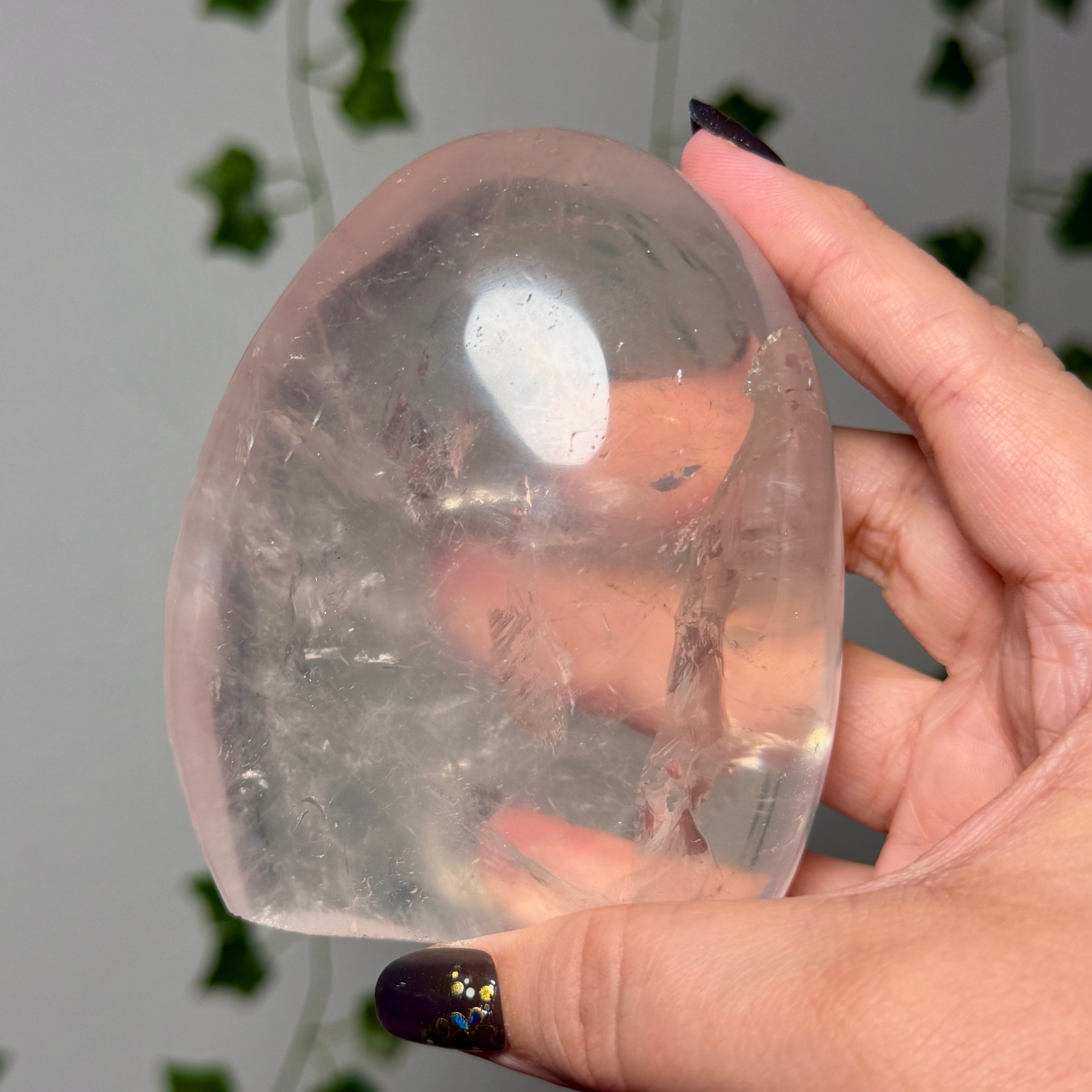 Rose quartz with star freeform 75