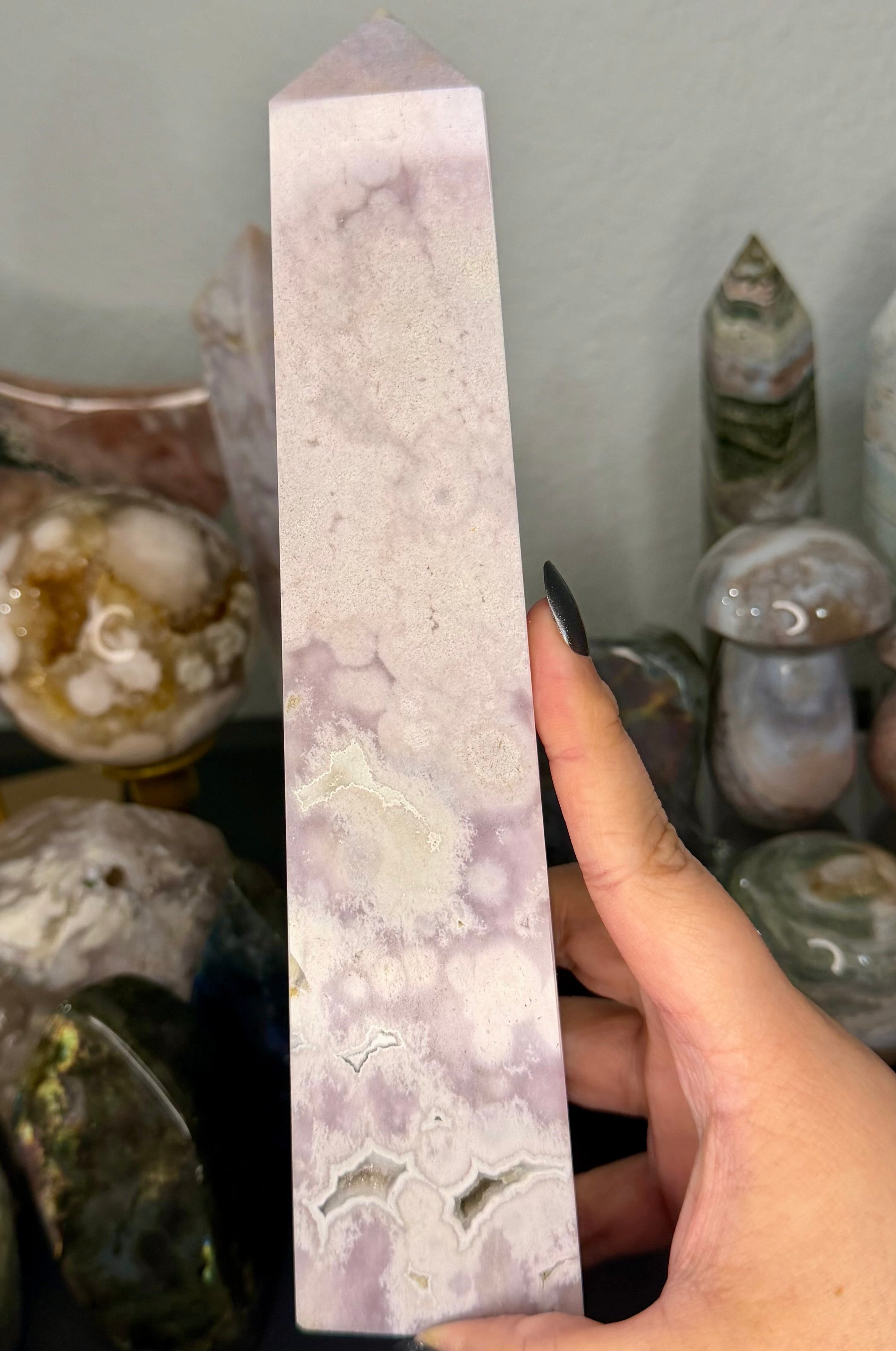Periwinkle Pink Amethyst Tower 68