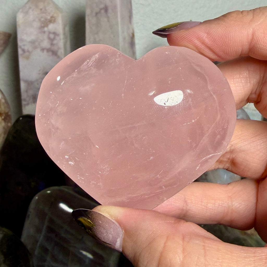Rose Quartz Heart