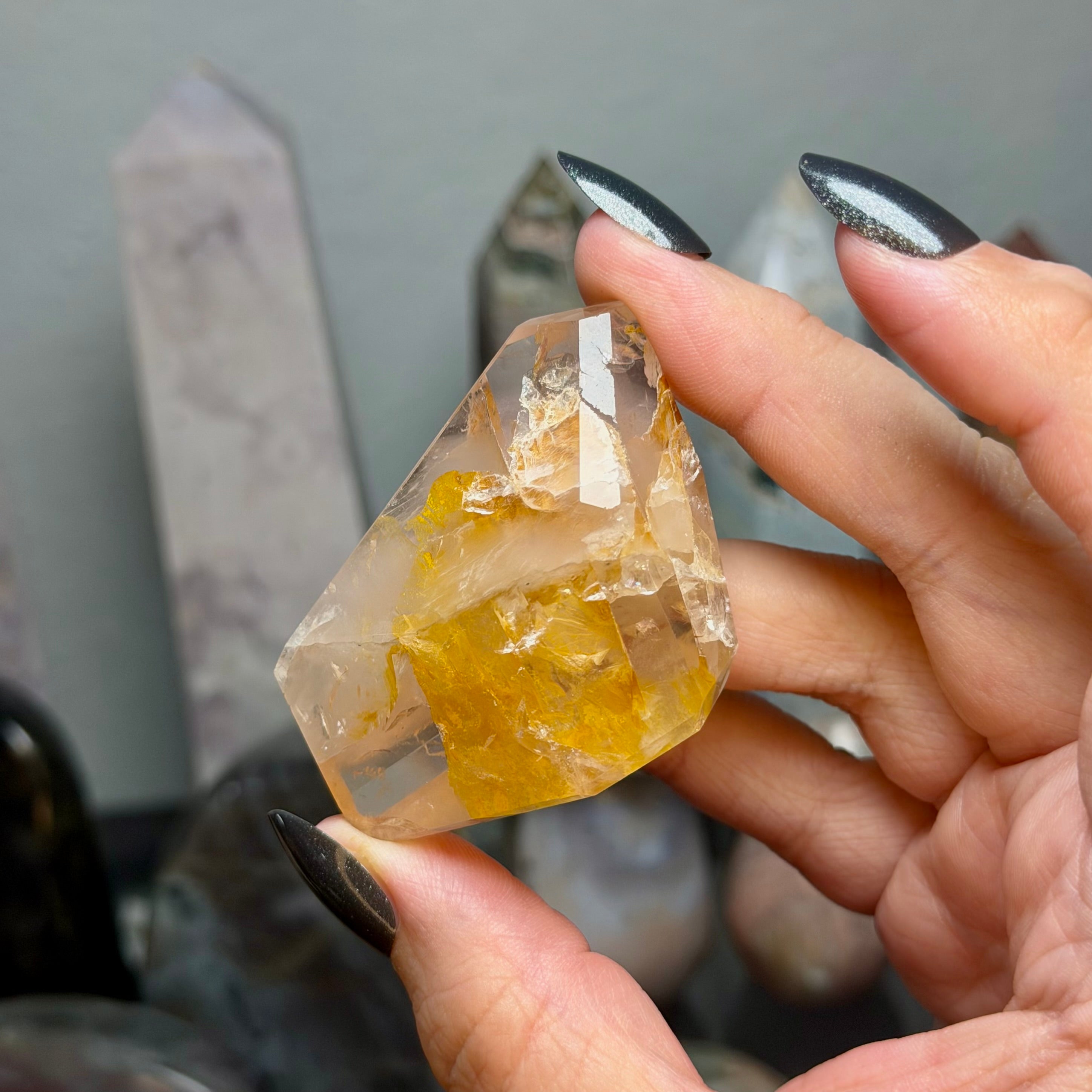 Rose Quartz Golden Healer Freeform 30