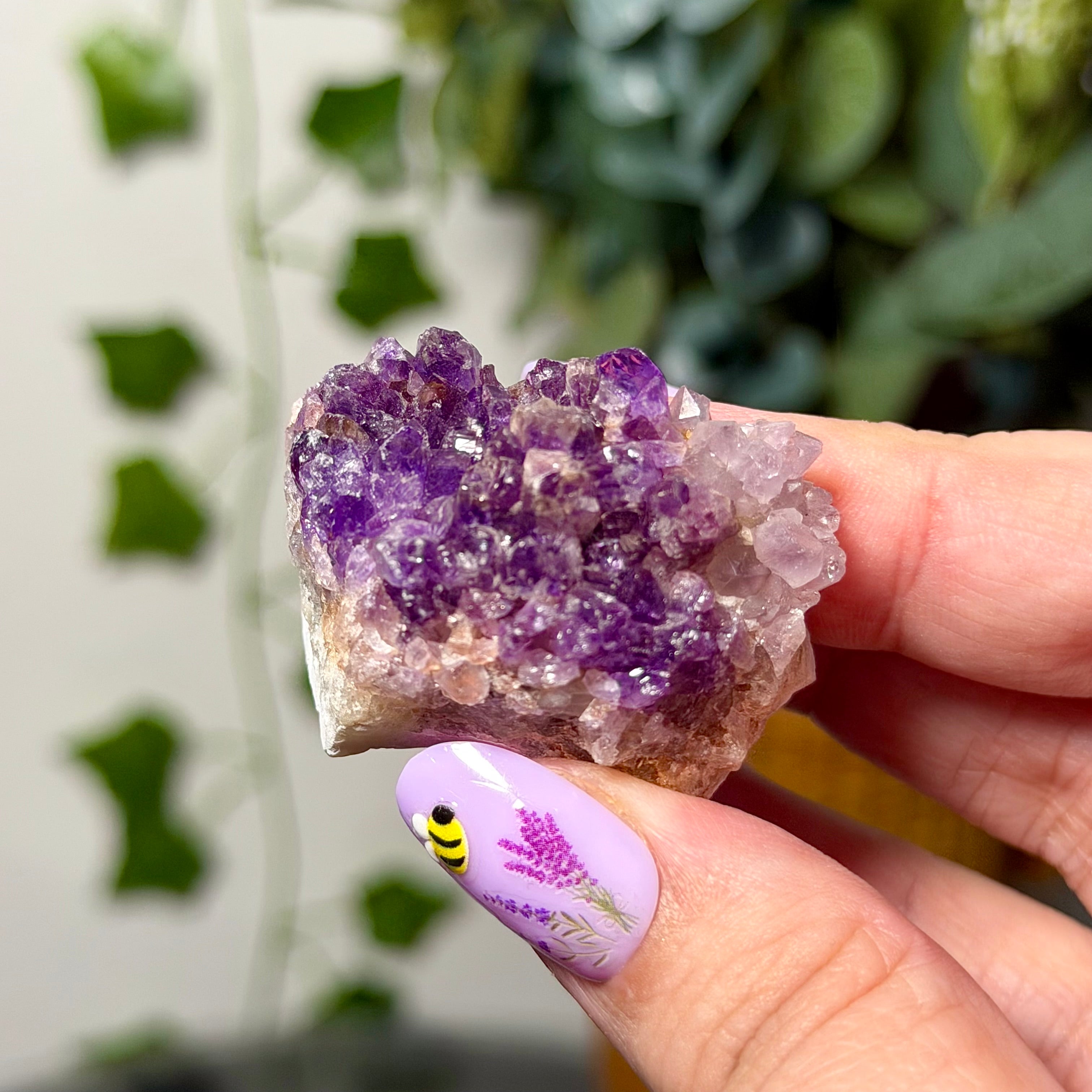 You Choose-Small Pink Amethyst Clusters