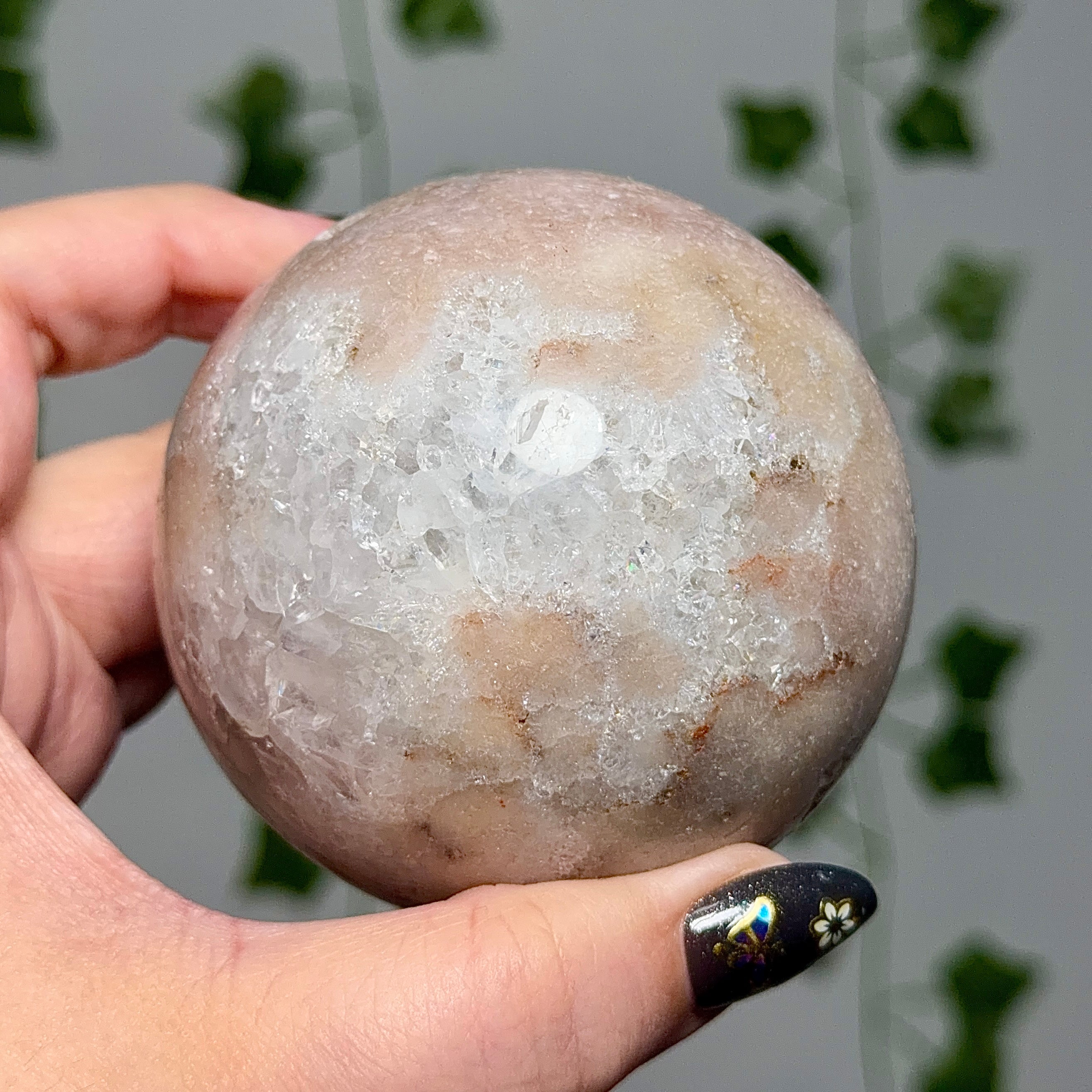 Pink Amethyst Sphere 37