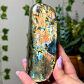 Rose Gold Labradorite Freeform 58