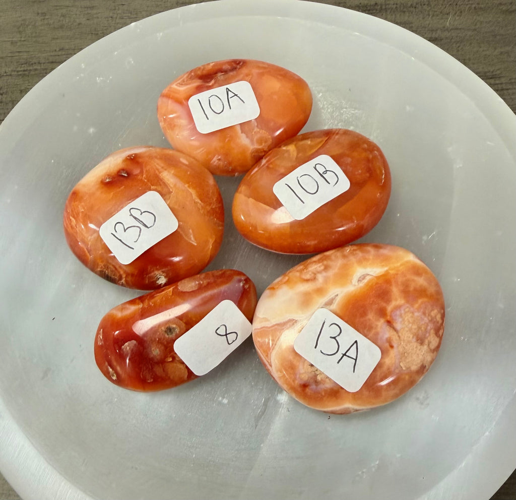 Carnelian Palm Stone
