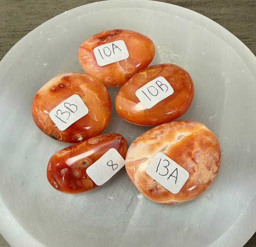 Carnelian Palm Stone