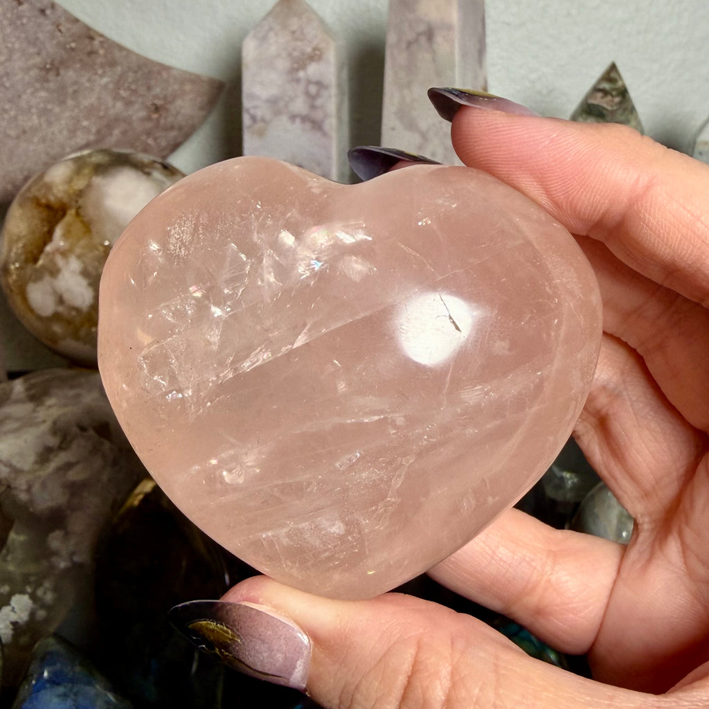 Rose Quartz Heart