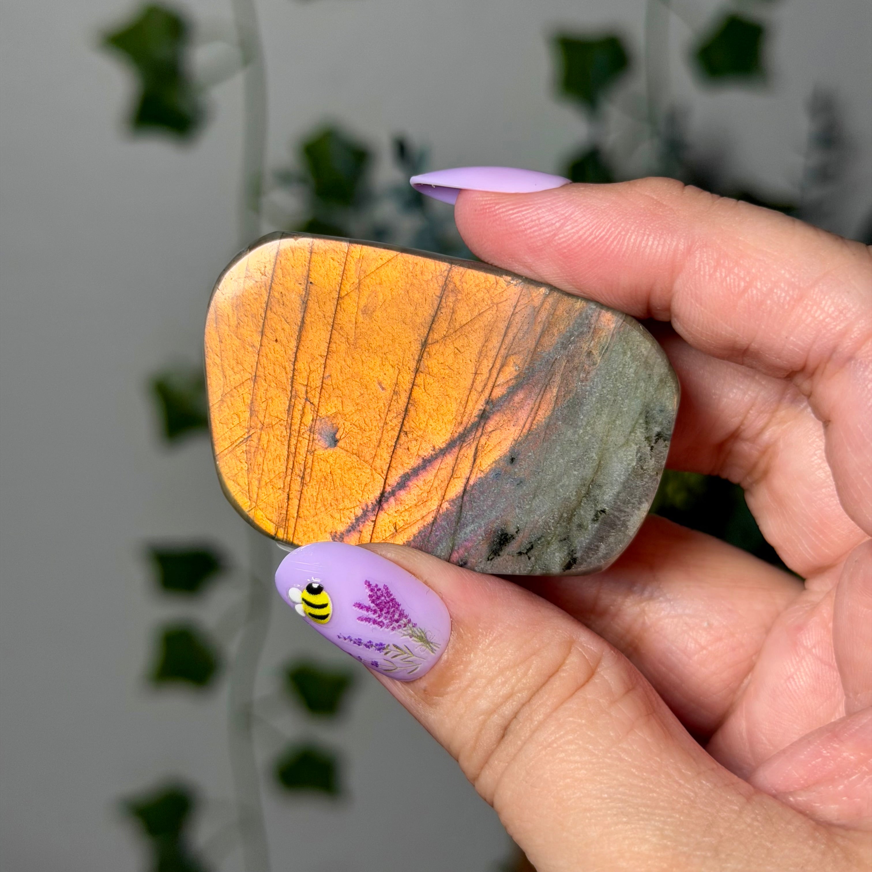 Orange Labradorite 8B