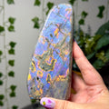 Purple Orange Labradorite Freeform 60C