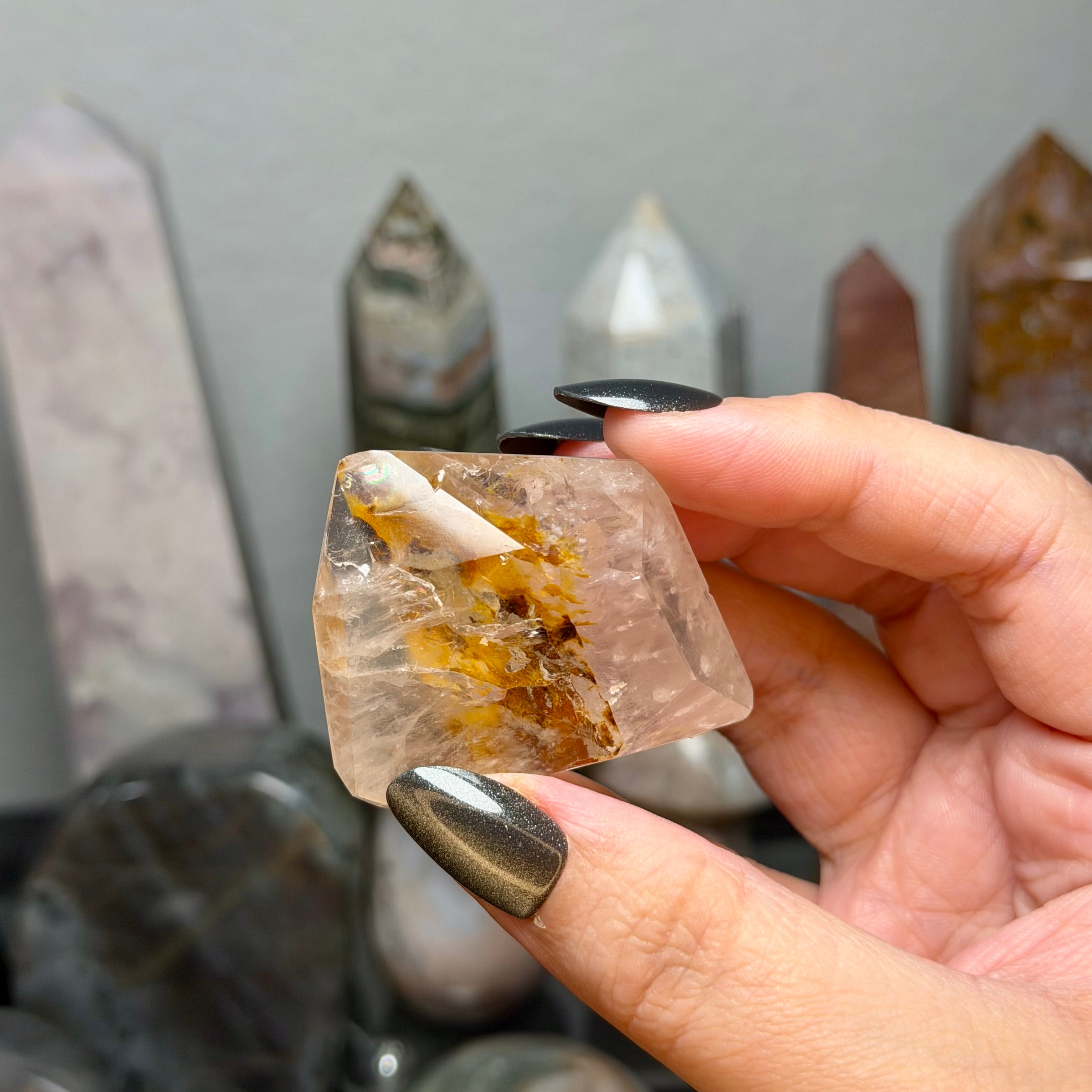 Rose Quartz Golden Healer Freeform 28