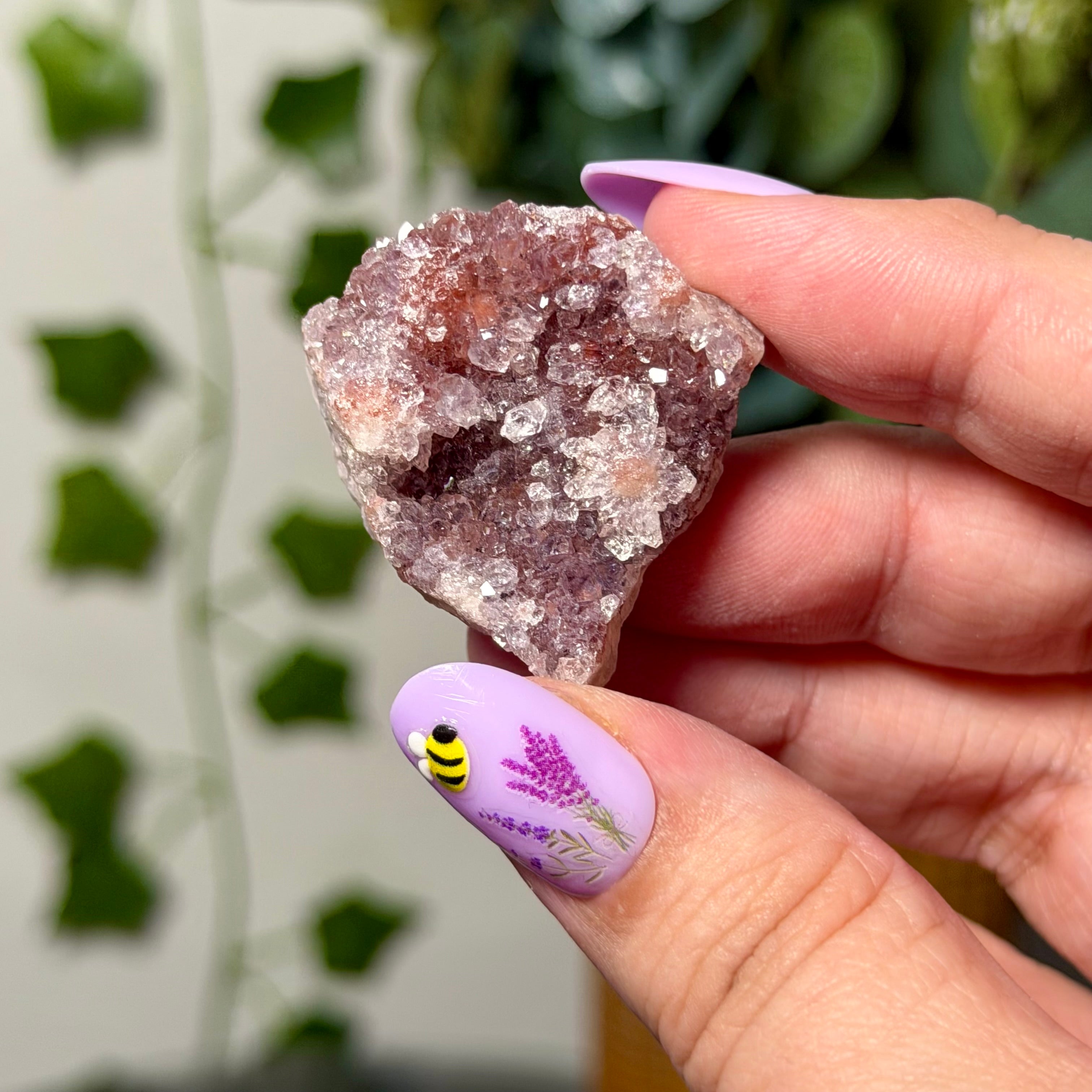 You Choose-Small Pink Amethyst Clusters
