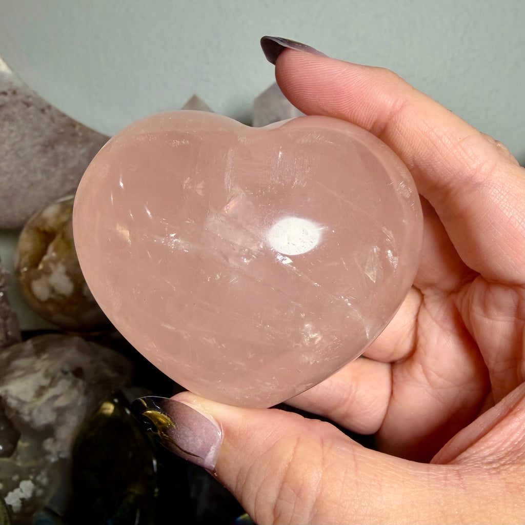 Rose Quartz Heart