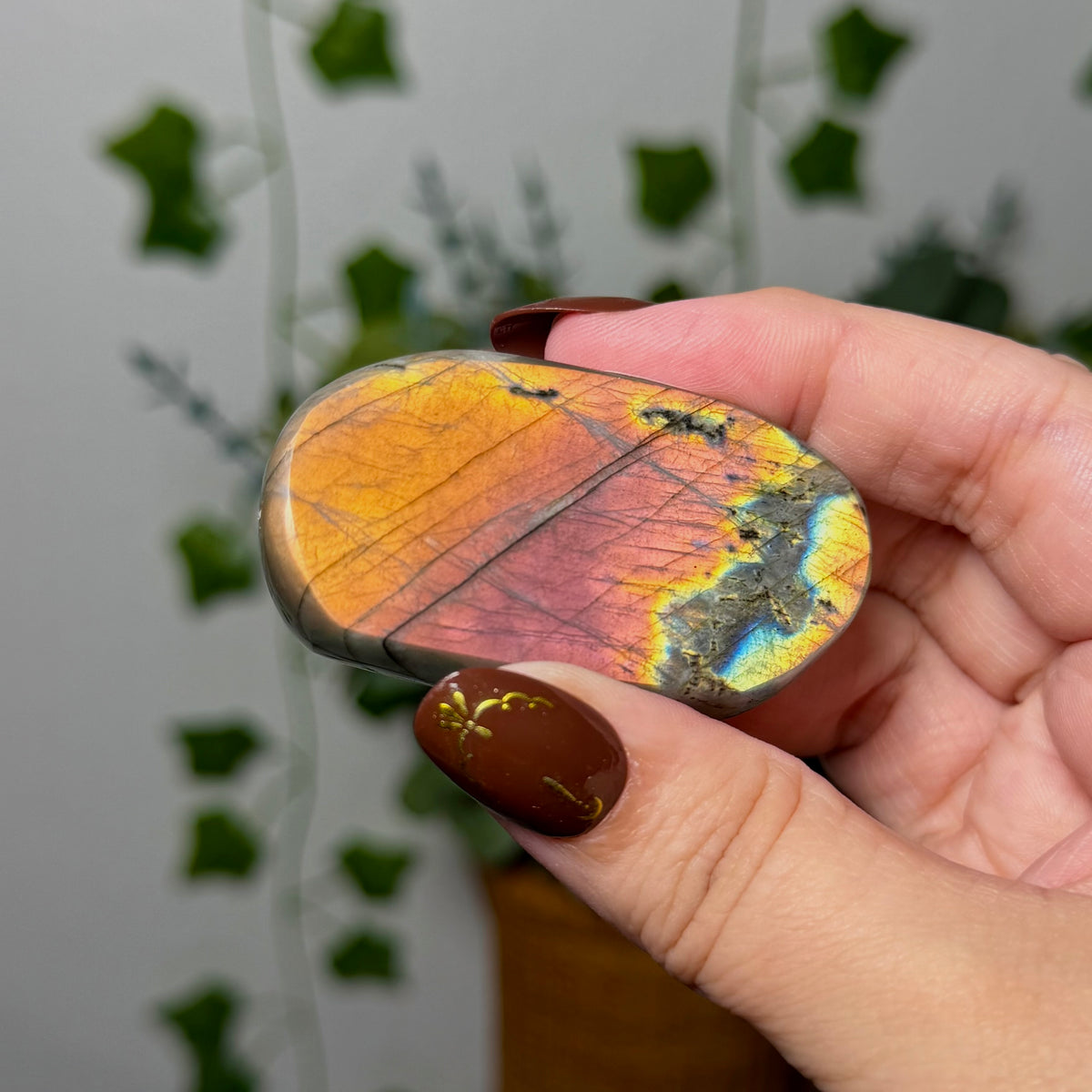 Orange Pink Labradorite 10P