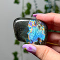 Blue and Pink Labradorite Freeform 15