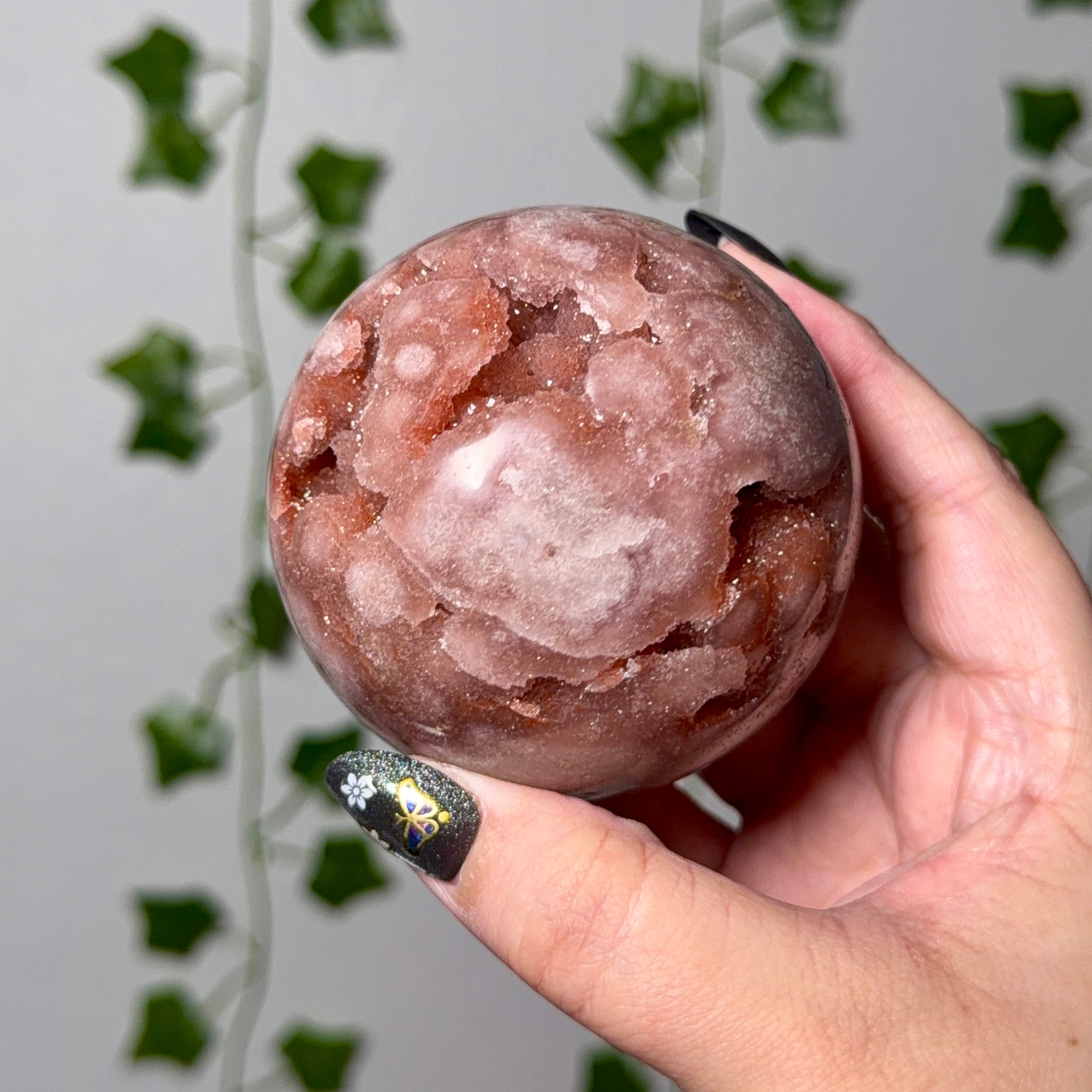 Pink Amethyst Sphere 150