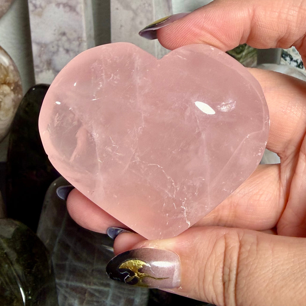 Rose Quartz Heart