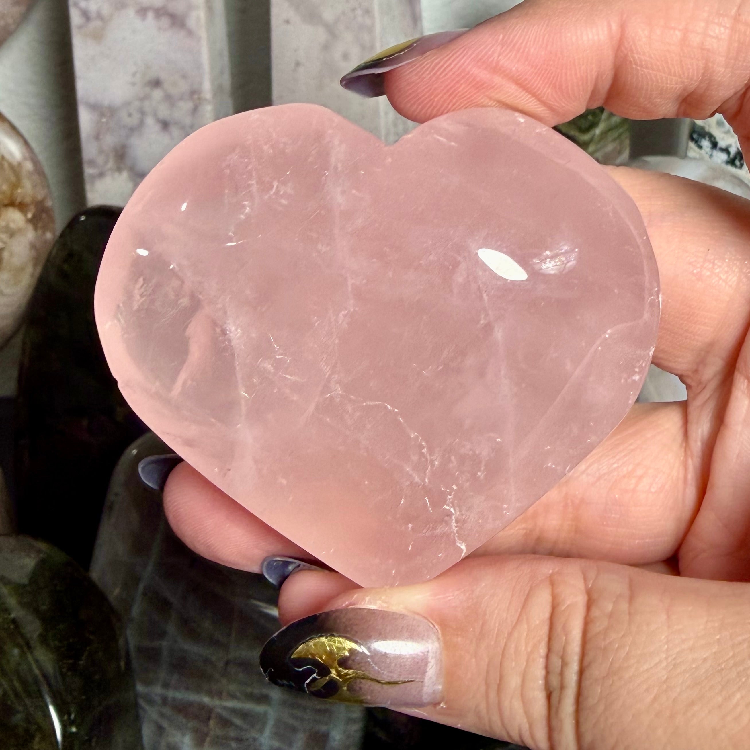 Rose Quartz Heart