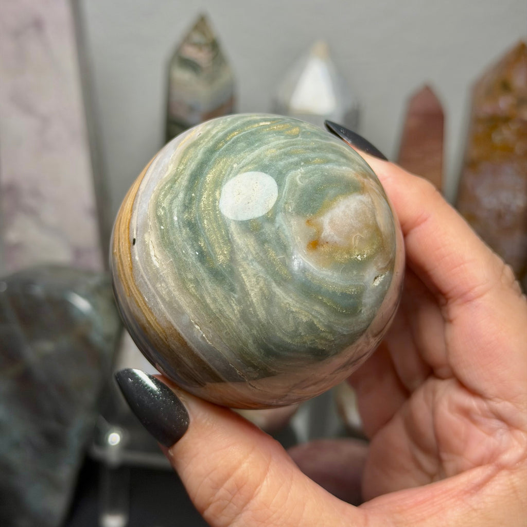 Ocean Jasper Sphere 54