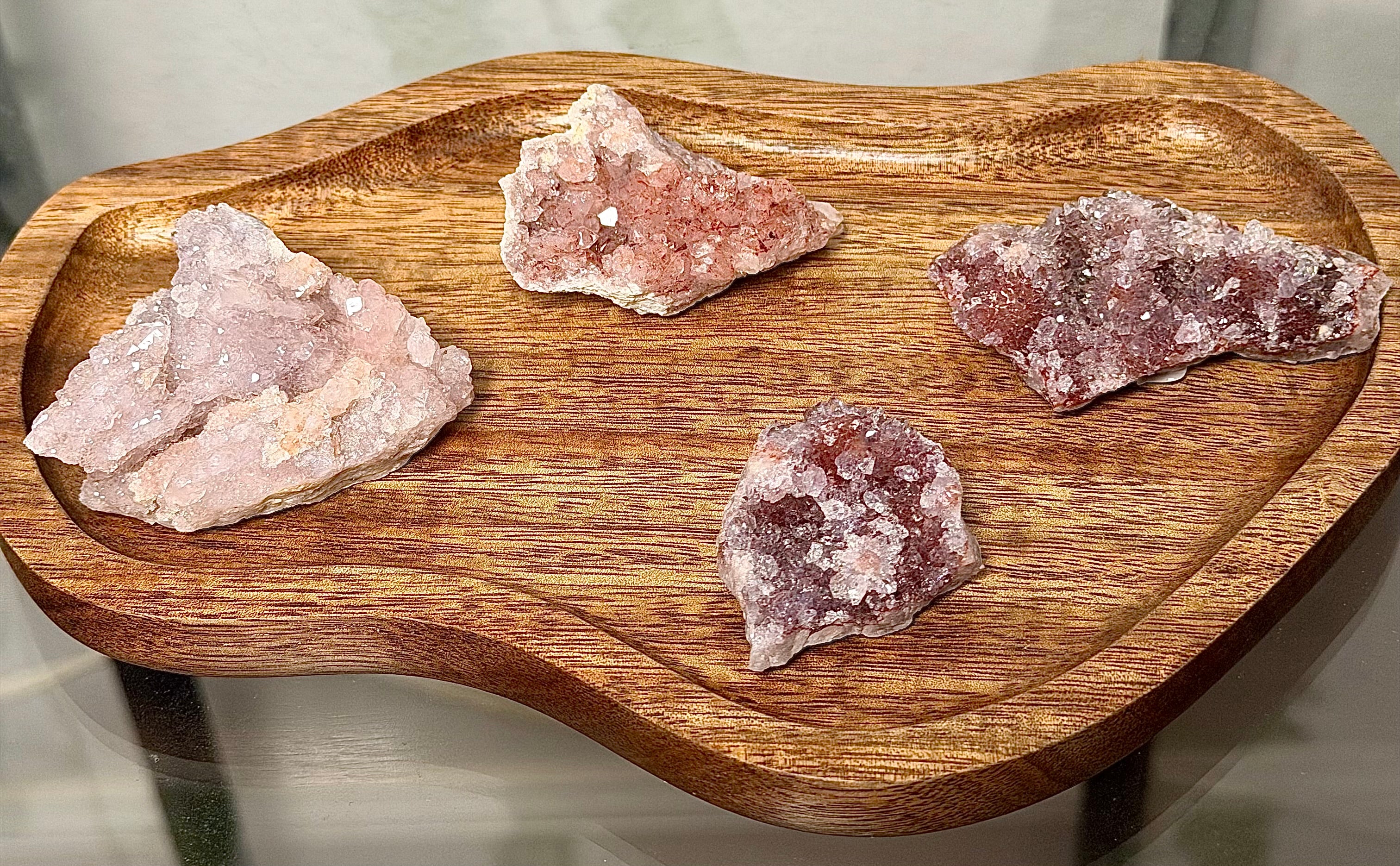 You Choose-Small Pink Amethyst Clusters