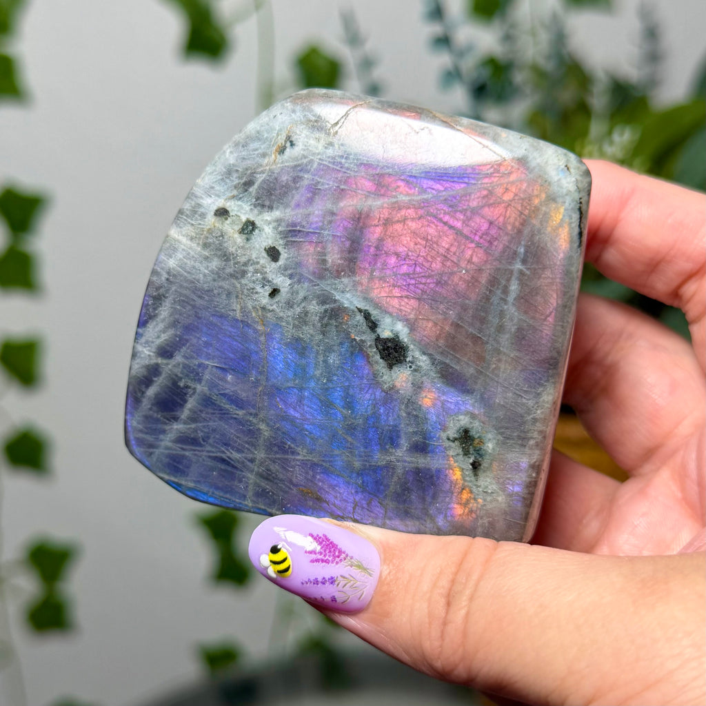 Pink and Purple Labradorite Freeform 36
