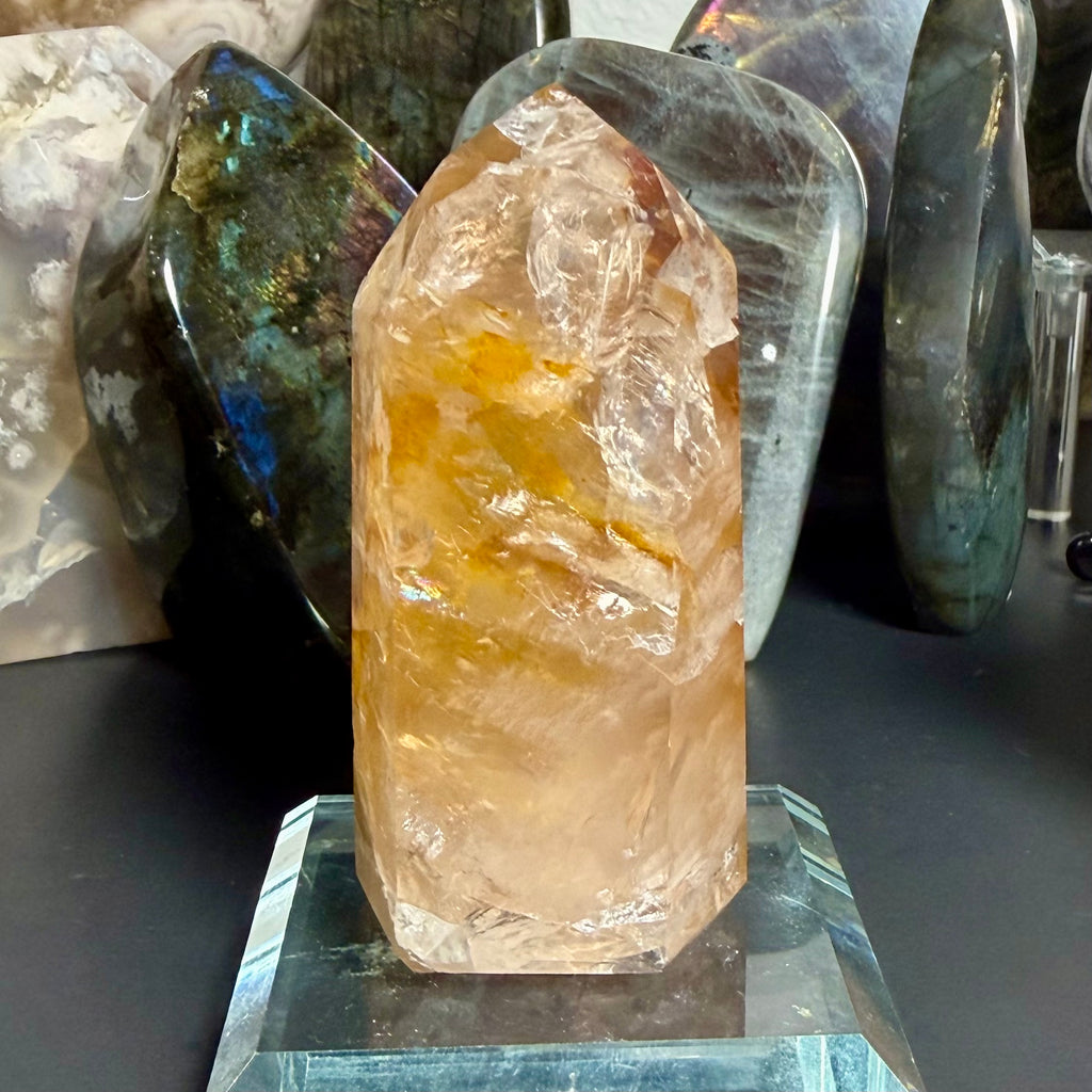 Rose Quartz Golden Healer Tower 35