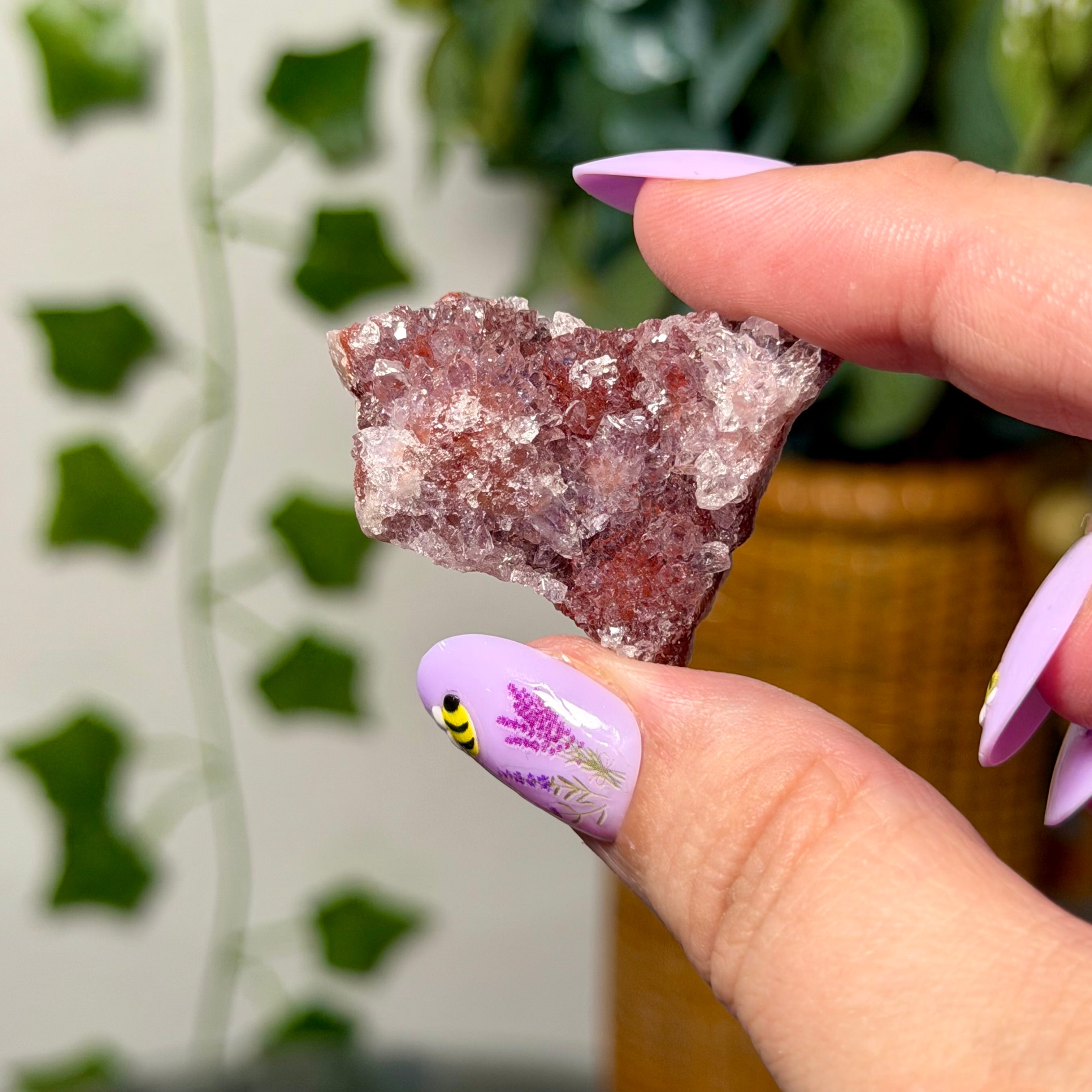 You Choose-Small Pink Amethyst Clusters
