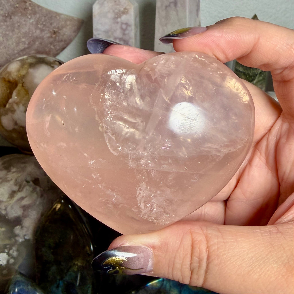 Rose Quartz Heart