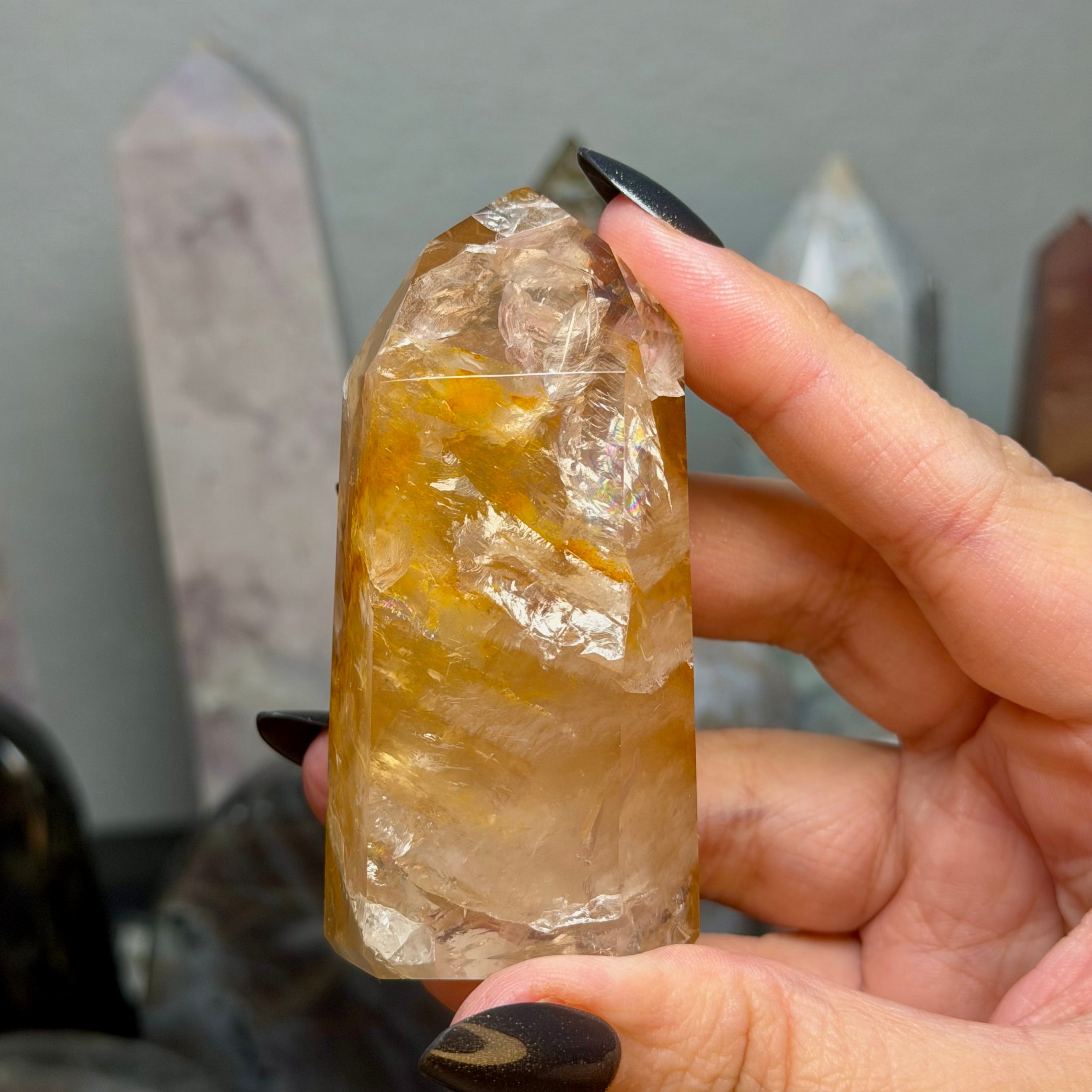 Rose Quartz Golden Healer Tower 35