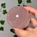 Rose quartz with star sphere 72A