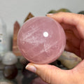 Rose Quartz Sphere 42