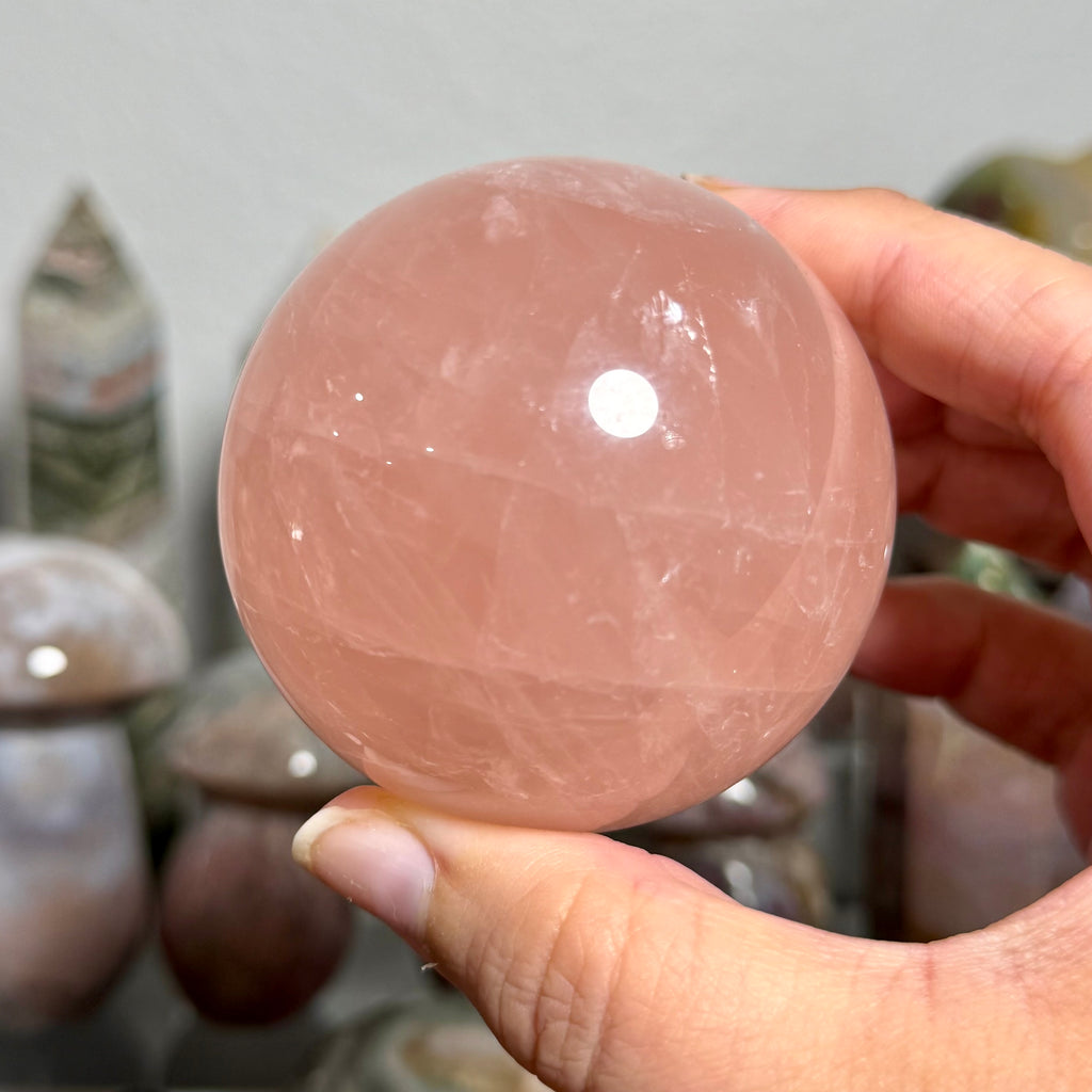 Rose Quartz Sphere 60