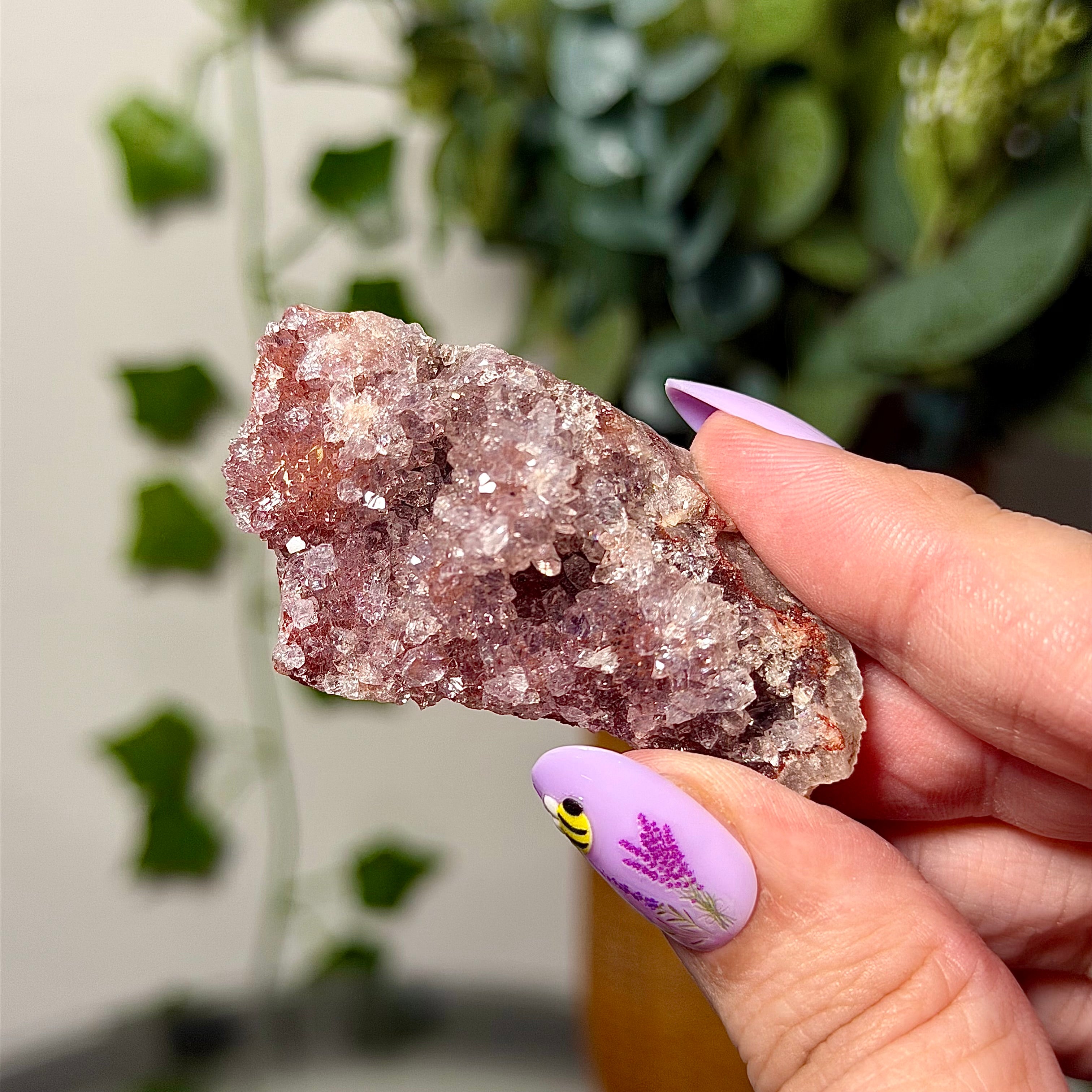 You Choose-Small Pink Amethyst Clusters