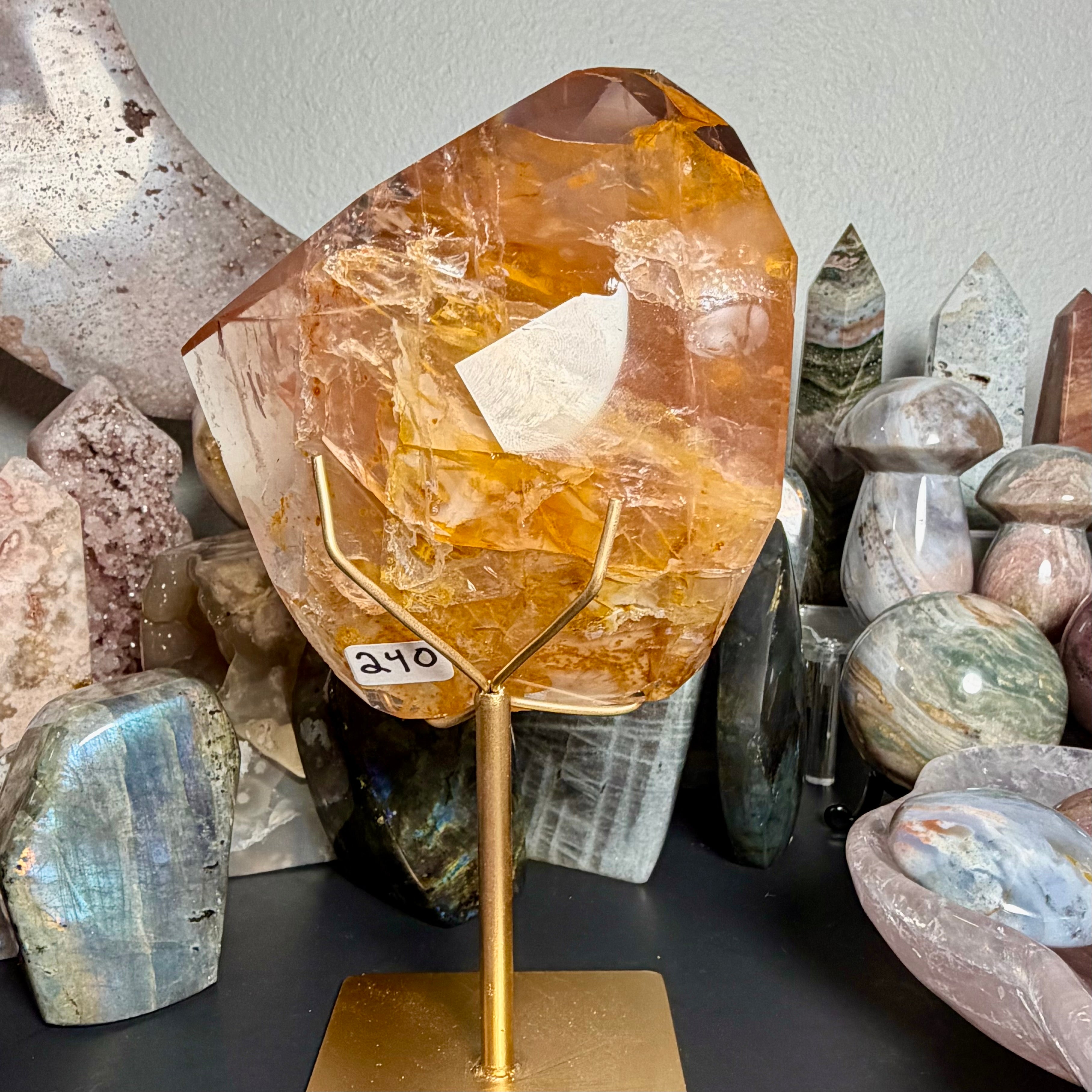 Rose Quartz Golden Healer