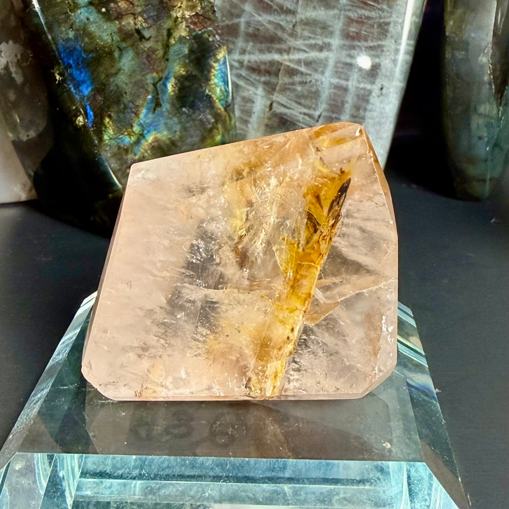 Rose Quartz Golden Healer Freeform 28