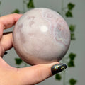 Periwinkle Pink Amethyst Sphere 40