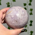 Periwinkle Pink Amethyst Sphere 68