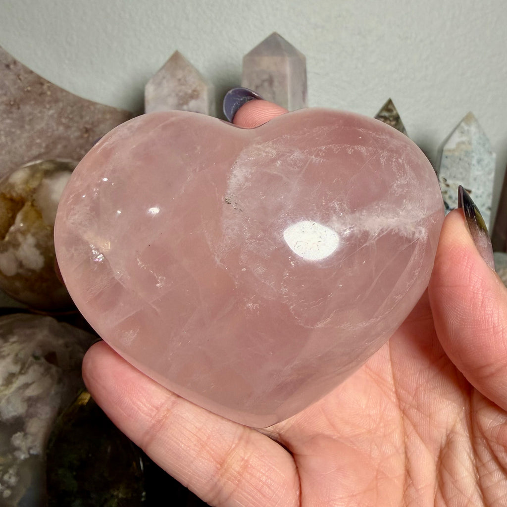 Rose Quartz Heart
