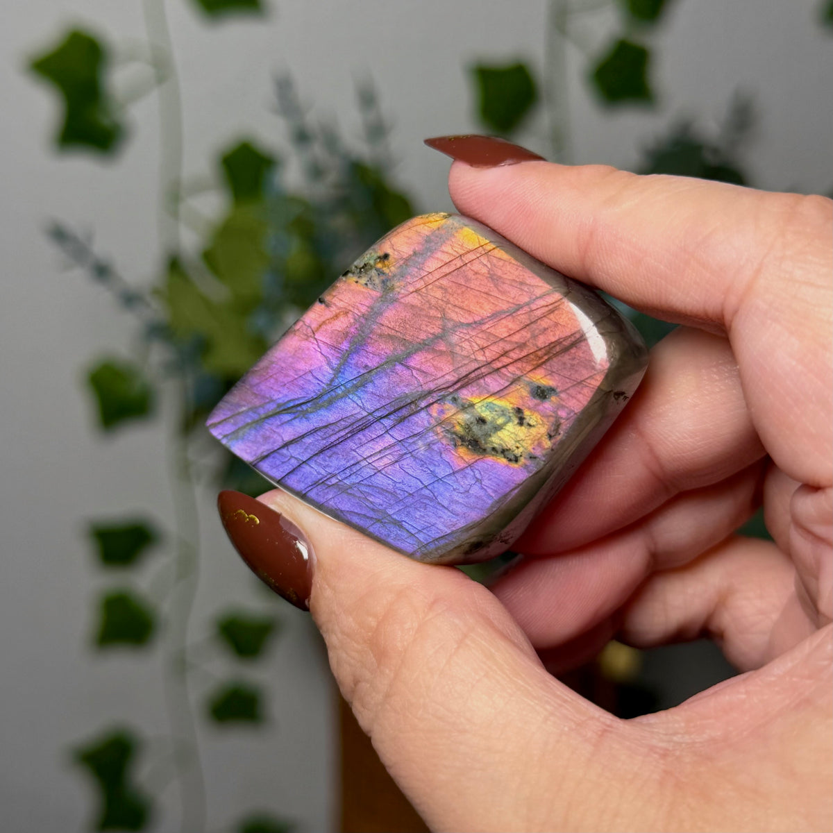 Pink Purple Labradorite 10N