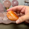 Carnelian Palm Stone 13c