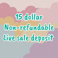 Live sale deposit