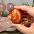 Carnelian Palm Stone 10b