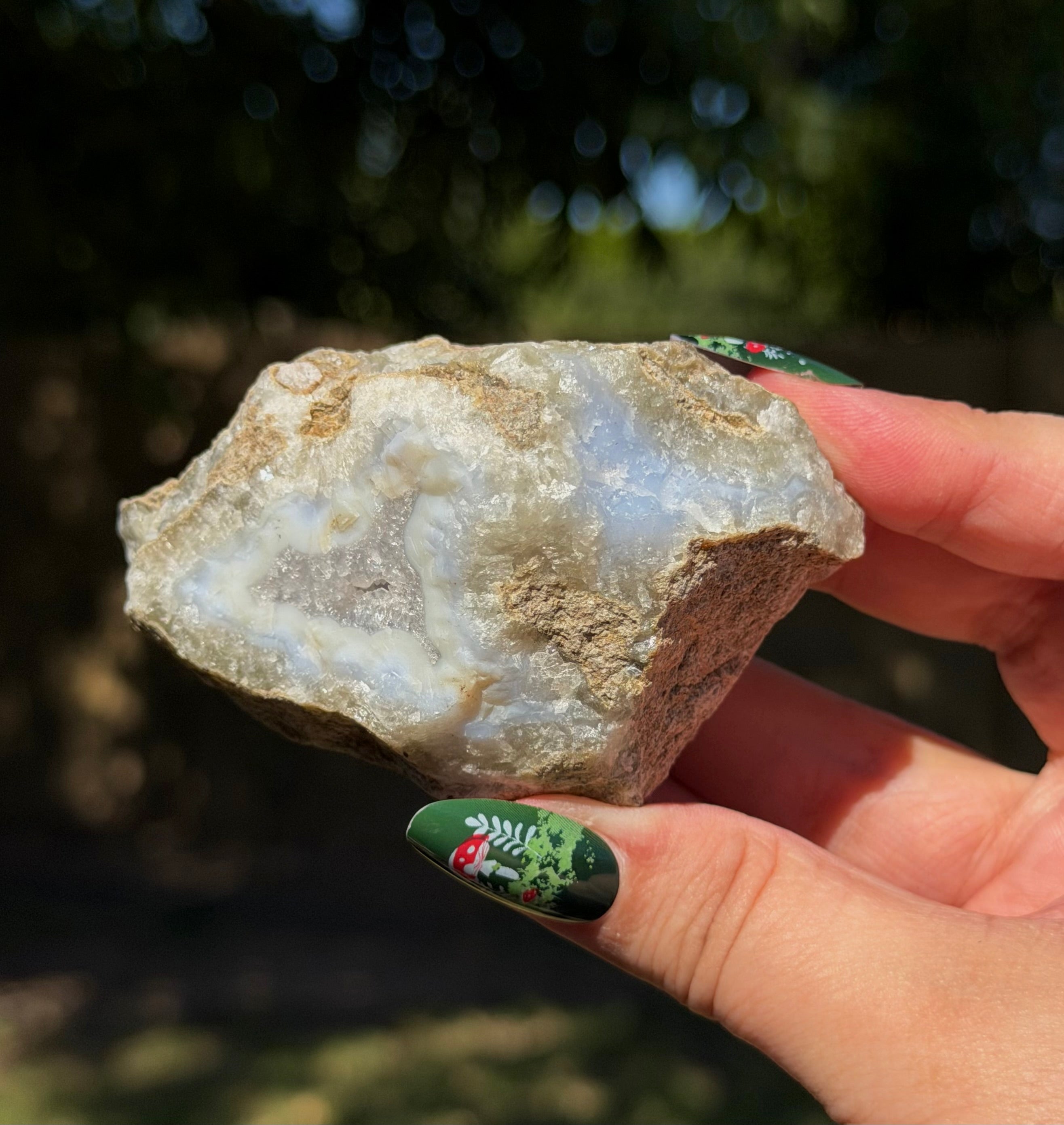 Raw Blue Lace Agate