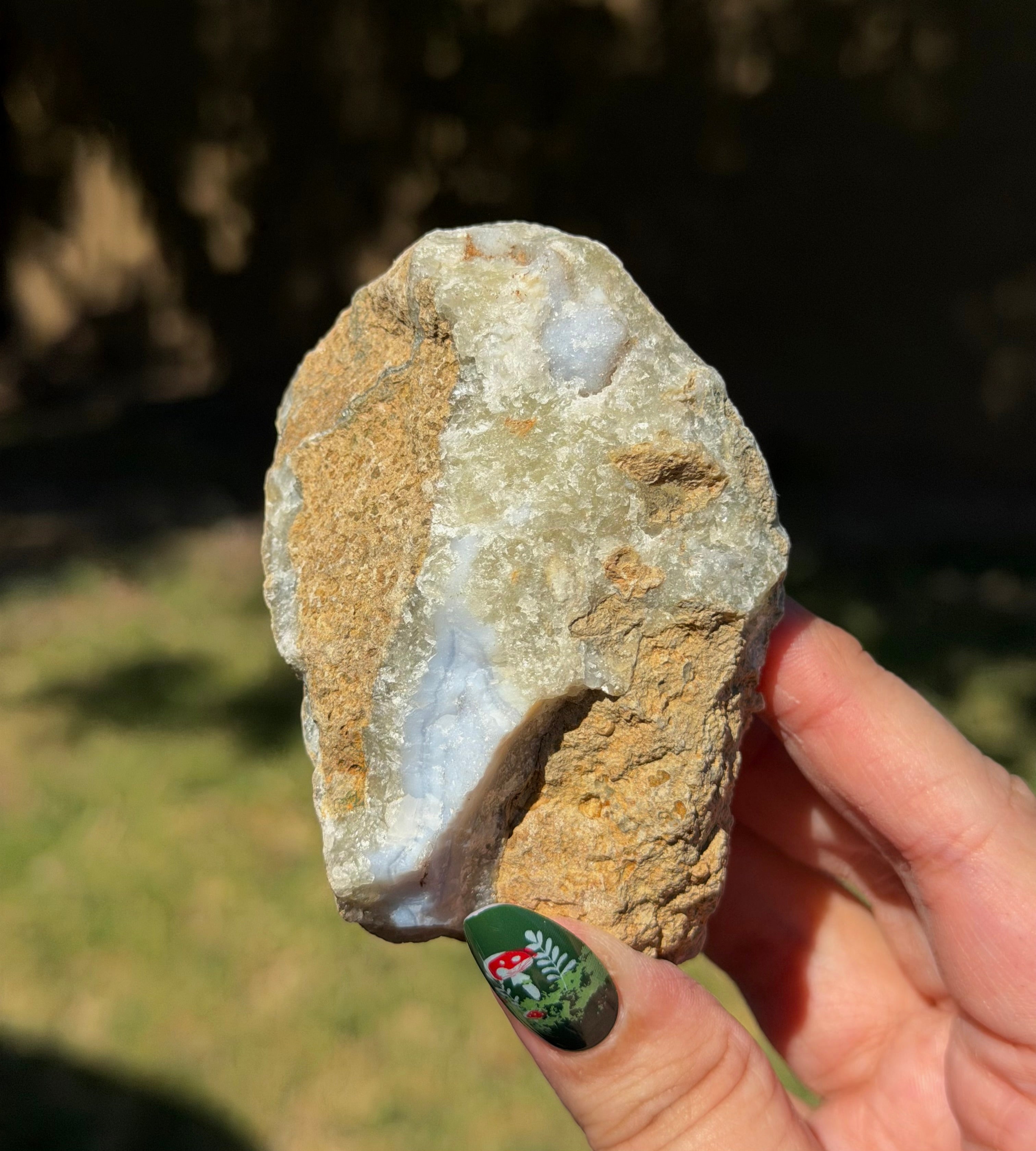 Raw Blue Lace Agate