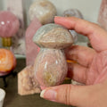 Pastel Ocean Jasper Mushroom