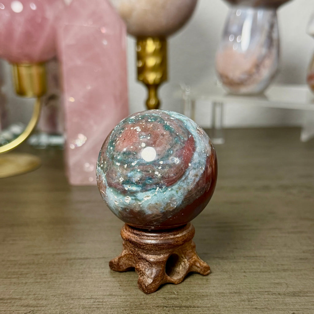 Ocean Jasper Sphere