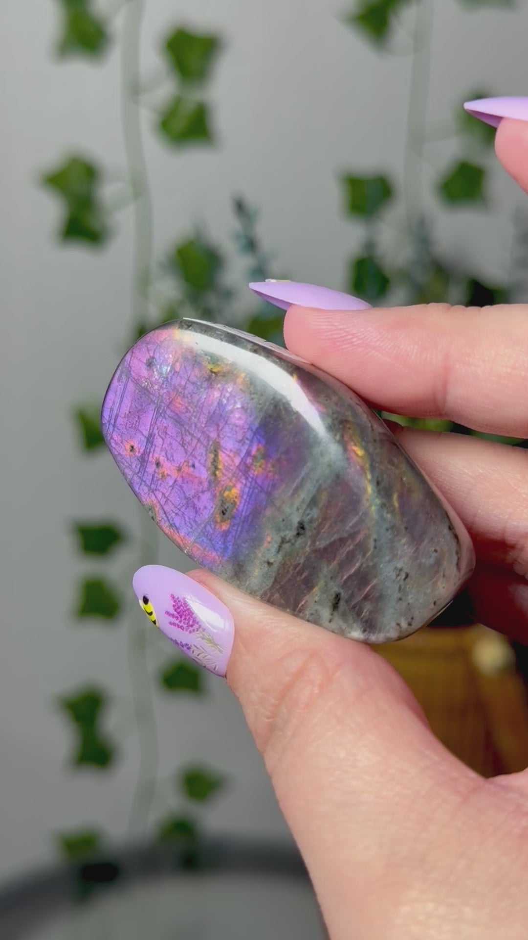 Pink Purple Labradorite 10B