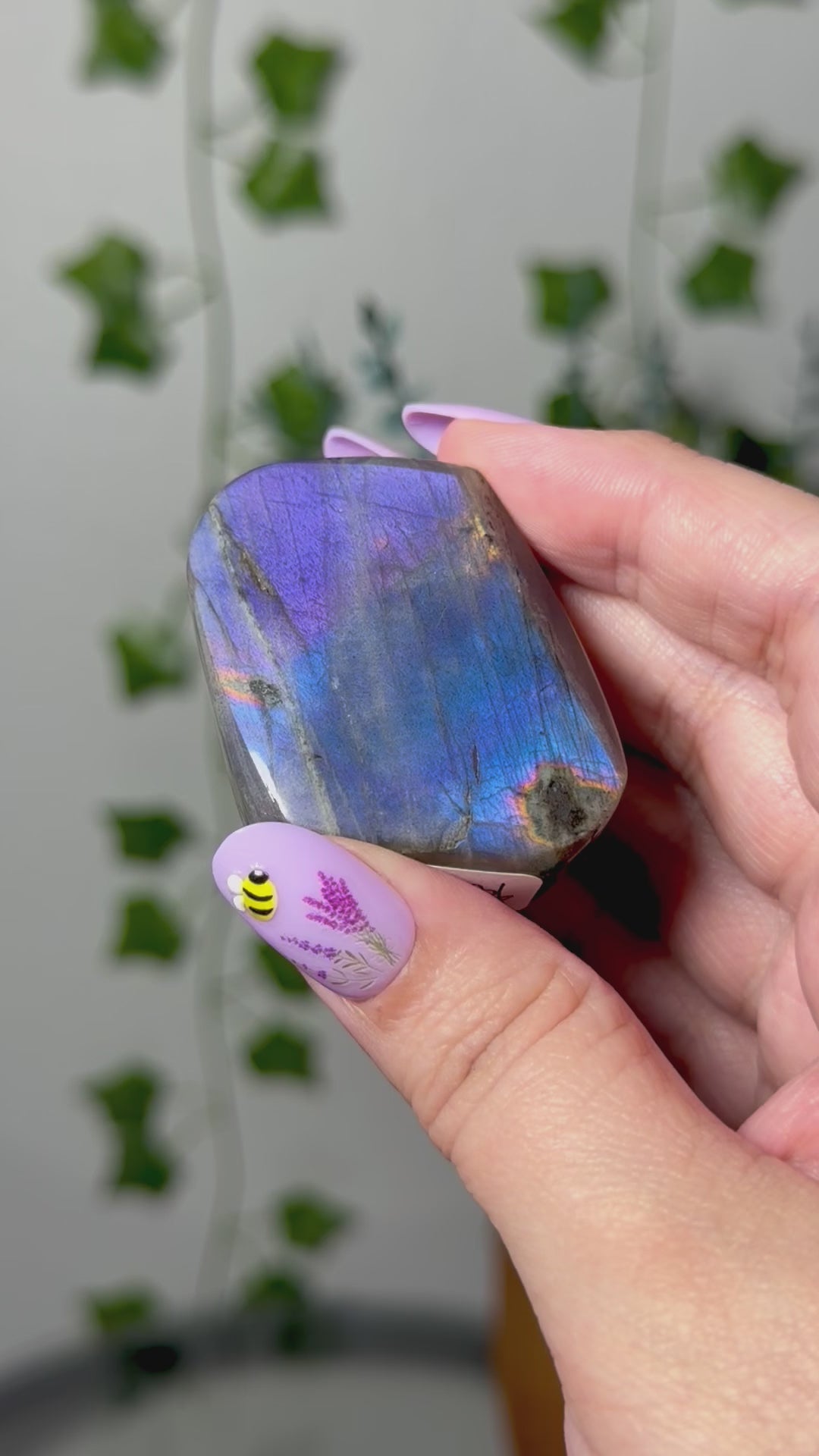 Purple Blue Labradorite 12C